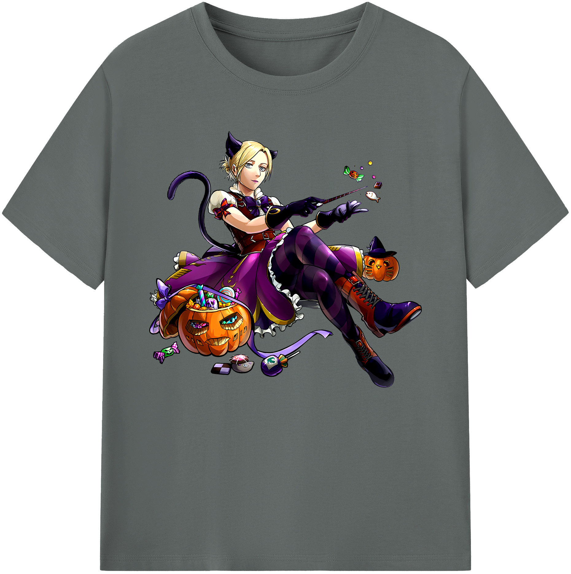 （画像用） 進撃の巨人 アニ・レオンハート Attack on Titan Annie Leonhart 綿100％ メンズ半袖Tシャツ｜肌触りやわらか＆通気性